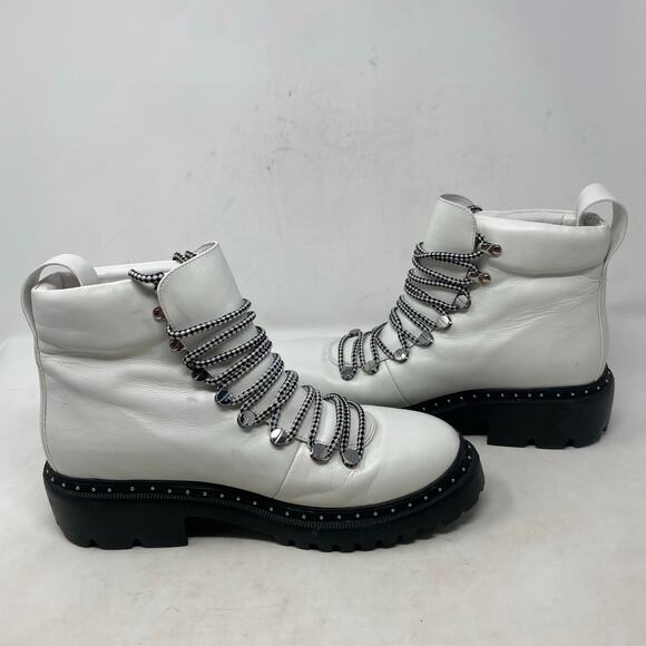 Blondo Chrissy White Ankle Booties Waterproof Womens Size 10 - Picture 5 of 7